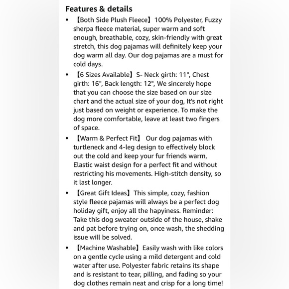 Small pink fleece dog sweater - Picture 6 of 9